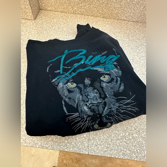 Anine Bing Kenny Panther Sweatshirt (small) - Picture 7 of 11